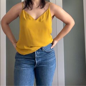Babaton Mustard Yellow Camisole Top